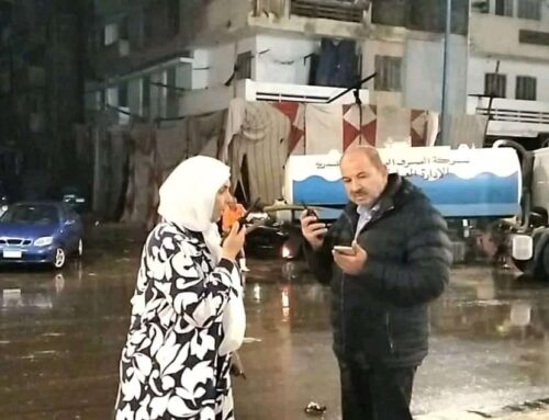 امطار غزيرة جدا علي جميع مناطق الإسكندرية