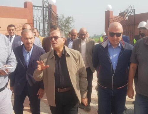 رئيس القابضة لمياه الشرب يتفقد مشروعات الصرف الصحي بكفر الشيخ