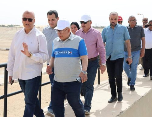 نائب وزيرة الإسكان يتفقد مشروع محطة معالجة صرف صحي المنيا